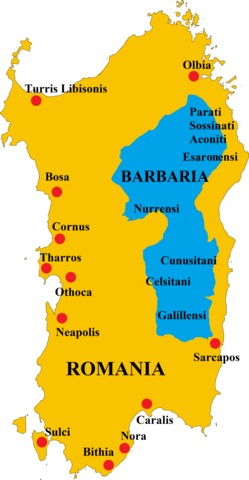 La crisi del dominio romano della Sardegna