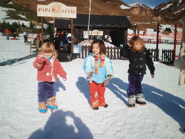 La meva primera vegada en la neu