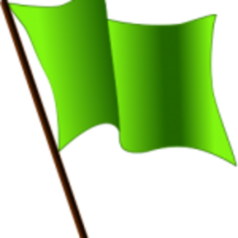 green flag Gutierrez-Magee