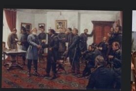 The Treaty at Appomattox Courthouse