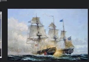 The USS Constitution defeats the HMS Guerriere
