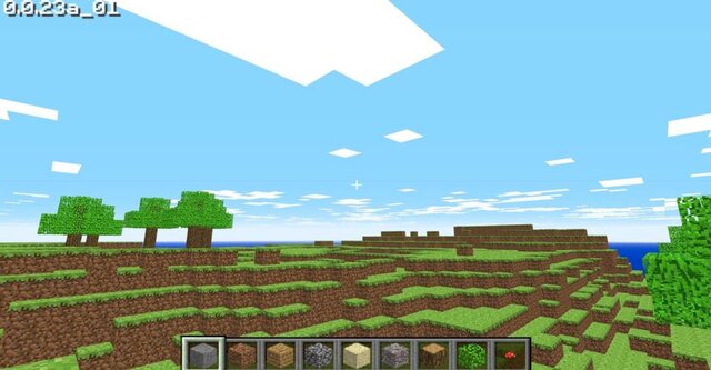 primera actualizacion de minecraft