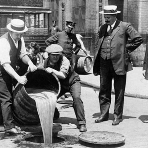 Amendment 18 - Prohibition of alcohol