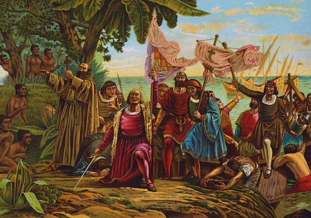 Columbus discovers the americas