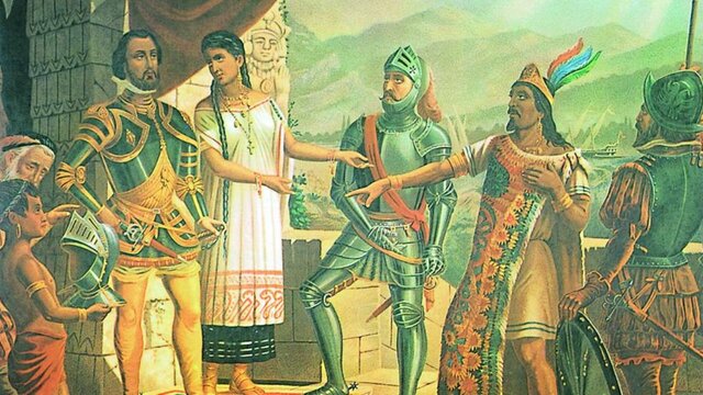 Cortes arrives in tenochtitlan