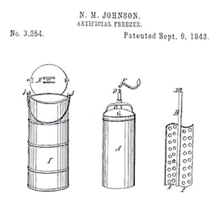Nancy Jhonson y la maquina heladera