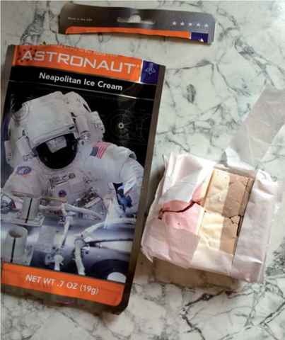 Helado para astronautas