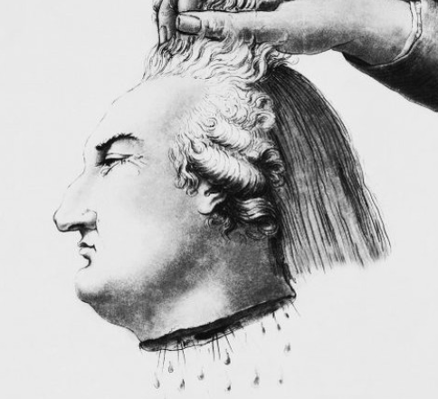 Robespierre guillotined