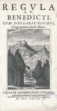 San Benito escribe la Regla