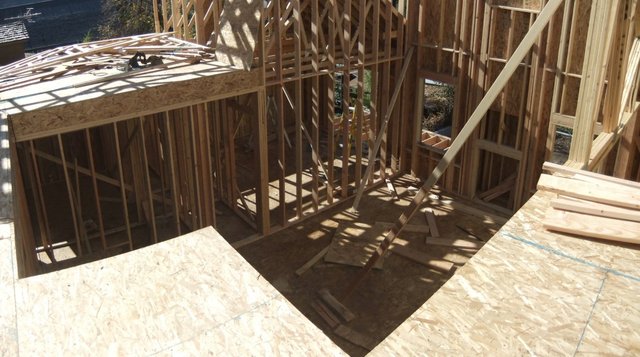 Upstairs loft overlooking living room
