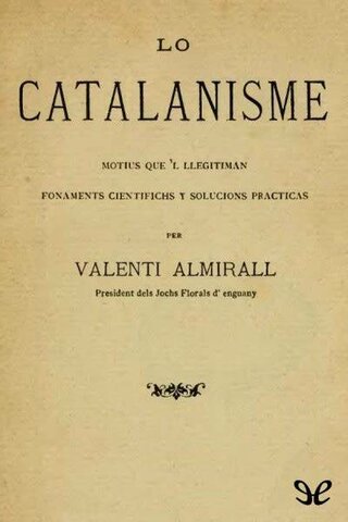 Lo catalanisme (1886)