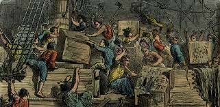 Tea act and The Boston Tea Party