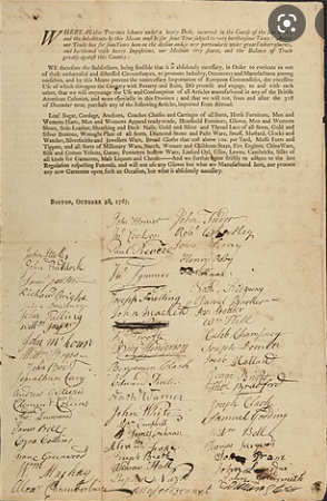 The Townshend Acts of 1767