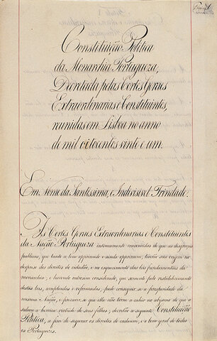 Juramento da constituição Portuguesa por D.João VI