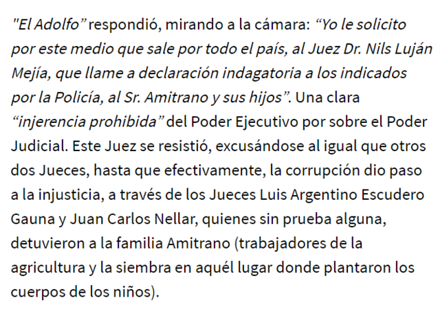 PEDIDO DEL GOBERNADOR ADOLFO R. SAA