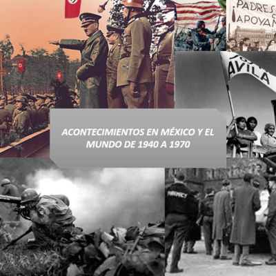 Timeline: acontecimientos en México y el mundo de 1940 a 1970