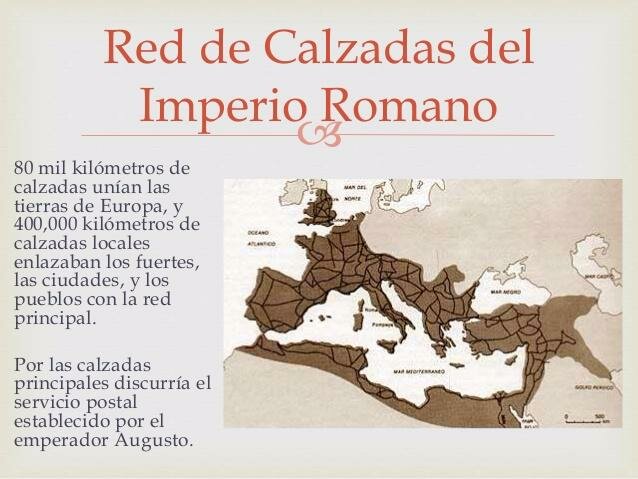 100 a. C (aprox.) Sistema postal documentado