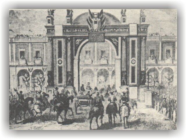 Maximiliano llega a México