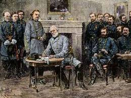 The Treaty at Appomattox Courthouse