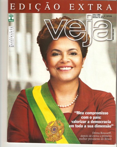Dilma eleita presidente do Brasil.