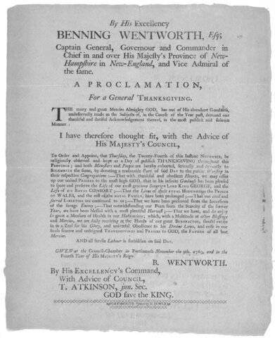 The Proclamation of 1763