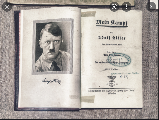Hitler writes Mein Kampf