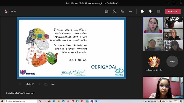 Seminário Institucional PIBID e RP