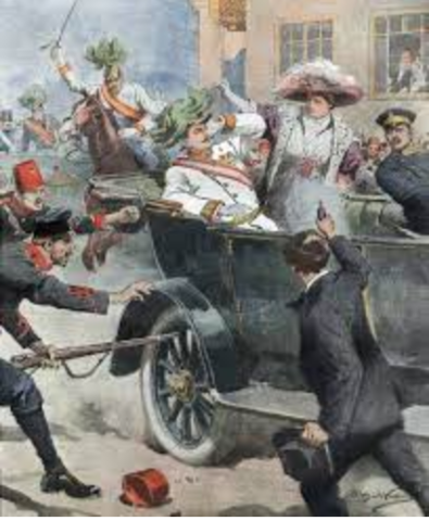 Archduke Francis Ferdinand is assassinated