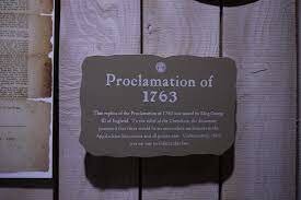 The Proclamation of 1763