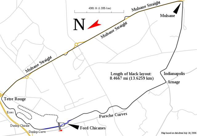 The course is changed