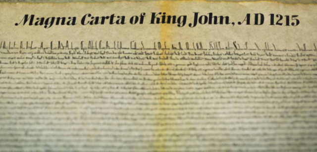 Creation of the Magna Carter