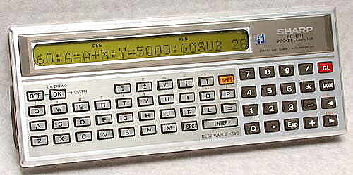 Computadora de bolsillo Sharp PC-1211