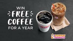 Free Coffee for a year Sweepstake