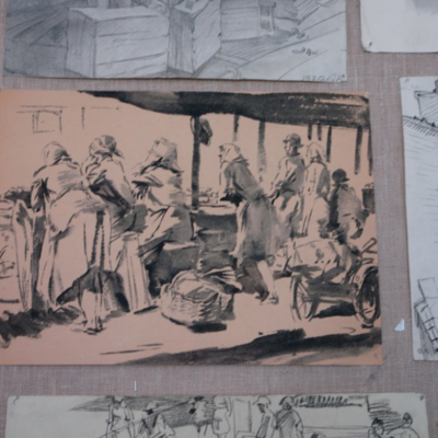 Timeline: Наброски и зарисовки известных художников эпохи возрождения.