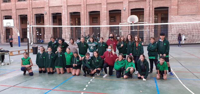 Faig el meu primer partit a voley