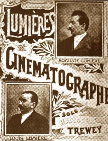 Primera película de cine, por los hermanos Lumiére.