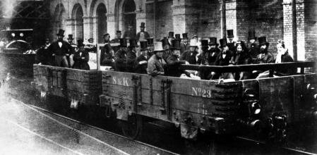 Primer metro en Londres.