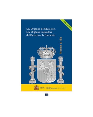 LEY ORGÁNICA QUE REGULA EL DERECHO A LA EDUCACIÓN