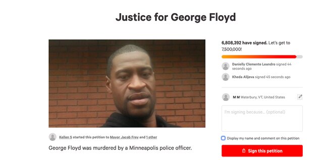 13 million petition signatures