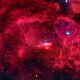 Nebula universe red nebula sky wallpaper preview