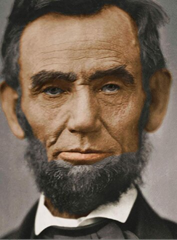 Abraham Lincoln elected president.