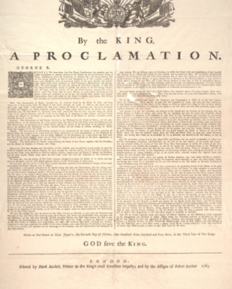 Proclamation of 1763
