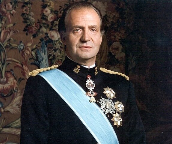 Juan Carlos I rey de España.