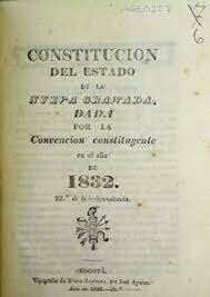 Promulgada Constitución de La Nueva Granada. Refuerza el poder de las provincias