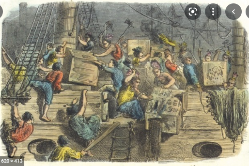 Boston tea party   Turning point