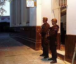 llegada de la policia