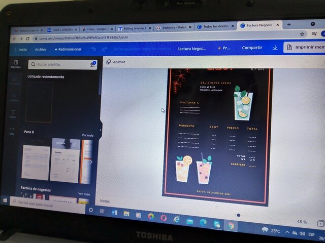 Creación de factura y mapa mental