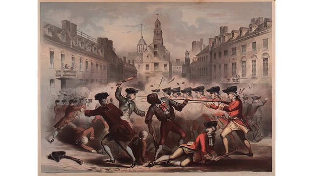 Boston massacre 1770