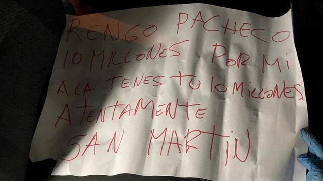 Hallan una nota con un mensaje mafioso junto al cuerpo del policía asesinado