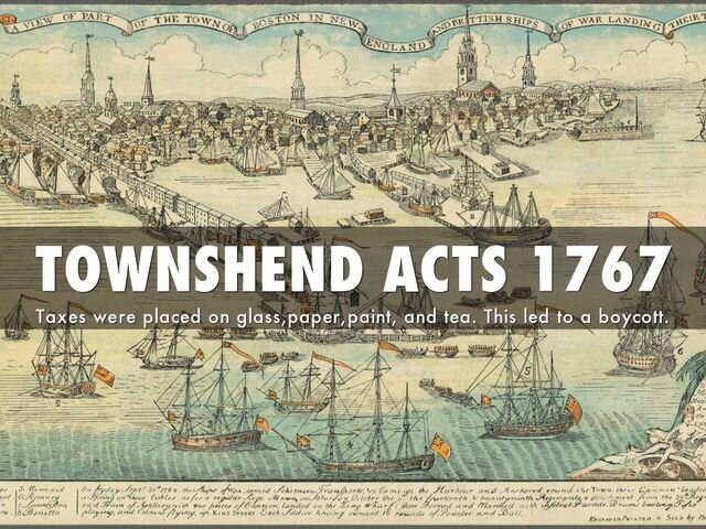 The Townshend Act of 1767